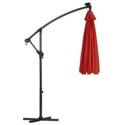Solar LED Cantilever Parasol -Plants Sale g0588 21
