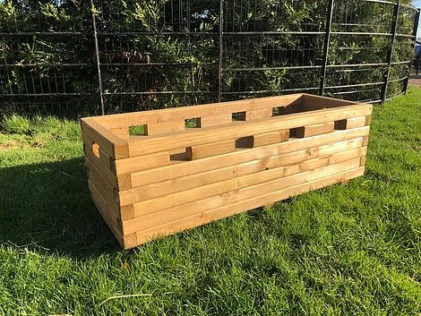 Large Window Garden Wooden Planter 3 Large Window Garden Wooden Planter