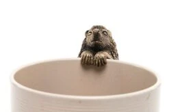 Antique Bronze Coloured Hedgehog Pot Buddy - Pot Hanger -Plants Sale j220118 0127