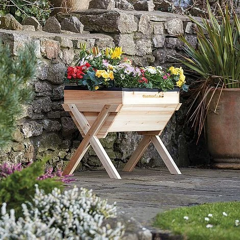 Garden Grow Medium Wooden Planter 4 Garden Grow Medium Wooden Planter - Image 2