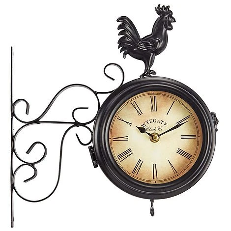 Wall Mounted Metal Rooster Clock 6 Wall Mounted Metal Rooster Clock - Image 4