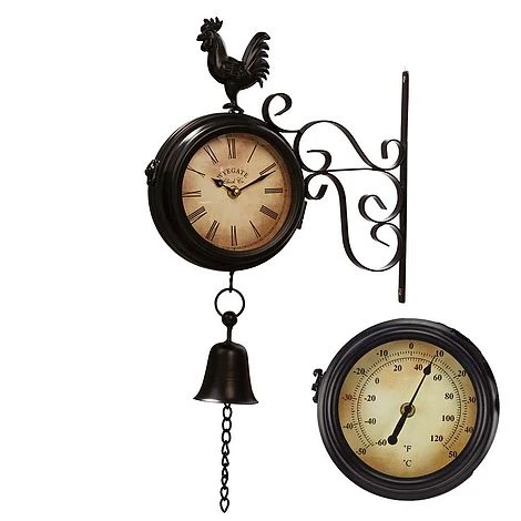 Wall Mounted Metal Rooster Clock 7 Wall Mounted Metal Rooster Clock - Image 5