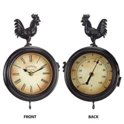 Wall Mounted Metal Rooster Clock 14 Wall Mounted Metal Rooster Clock -Plants Sale z G26255